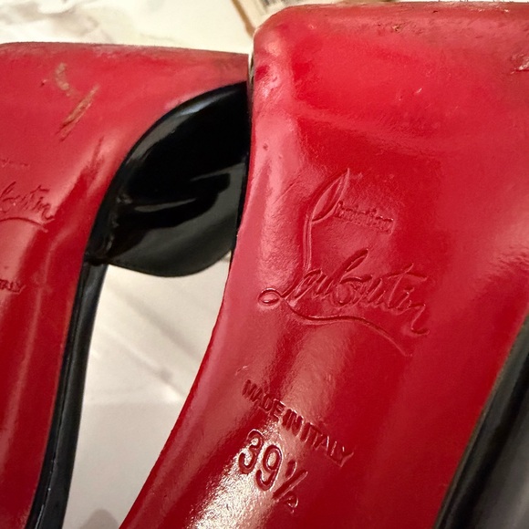 Christian Louboutin Black Patent Heels - Picture 7 of 10